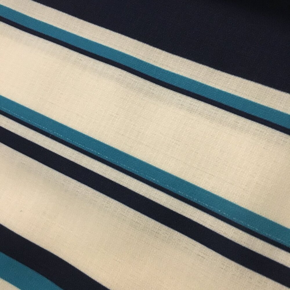 Pink Martini Blue Track Stripe Nautical Sleeveless Tank Top - Picture 6 of 14